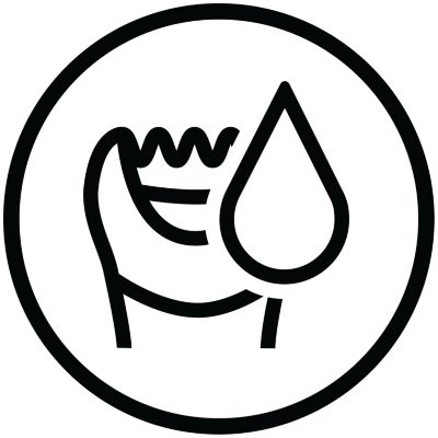 Για υγρή και στεγνή χρήση στο μπάνιο ή το ντους