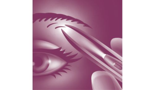 Zusätzliche Luxus-Pinzette mit Licht und Spiegel