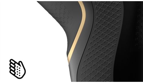 Impugnatura antiscivolo per una rasatura sicura