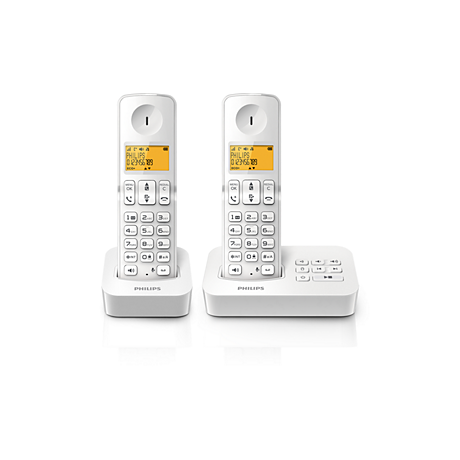 D2152W/FR  Téléphone fixe sans fil avec répondeur