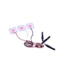 Preattached leadwire electrode square, Radiolucent lead wire Electrode