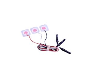 Preattached leadwire electrode ECG accessories