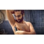 Grooming corporal suave, seguro incluso debajo del cinturón