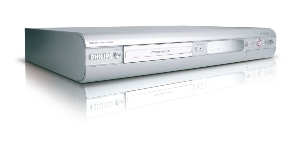DVD player/recorder DVDR615/17 | Philips