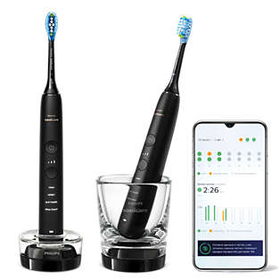 Sonicare DiamondClean 9000 2-pack sonic electric toothbrush with chargers & app
