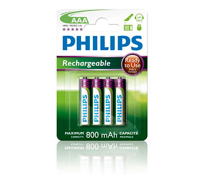 Ready to Use Rechargeable batteries