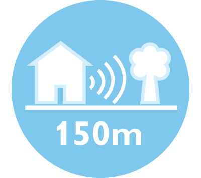 Modernas vecāku ierīces ar darbības rādiusu līdz 150 m