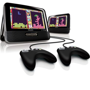 PD7032T Dual screen portable DVD player