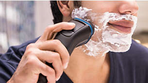 55 minutes of cordless shaving from a 1-hour charge