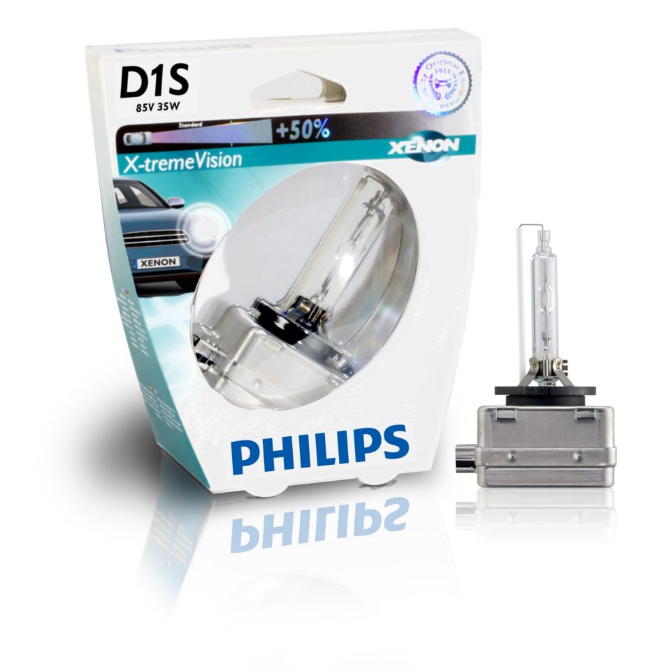 D1S Philips X-tremeVision HID Xenon Bulbs