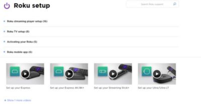 How do I setup my Philips Roku TV?