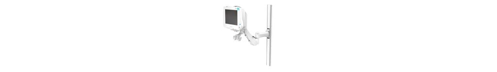 IntelliVue MP40/50: VHM™ with 8"/20.3 cm Extension Wall Mounting Kit