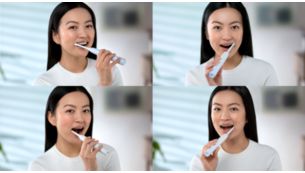 Optimalkan penyikatan gigi Anda dengan SmarTimer dan QuadPacer