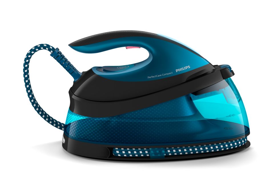 Compact steam shop iron