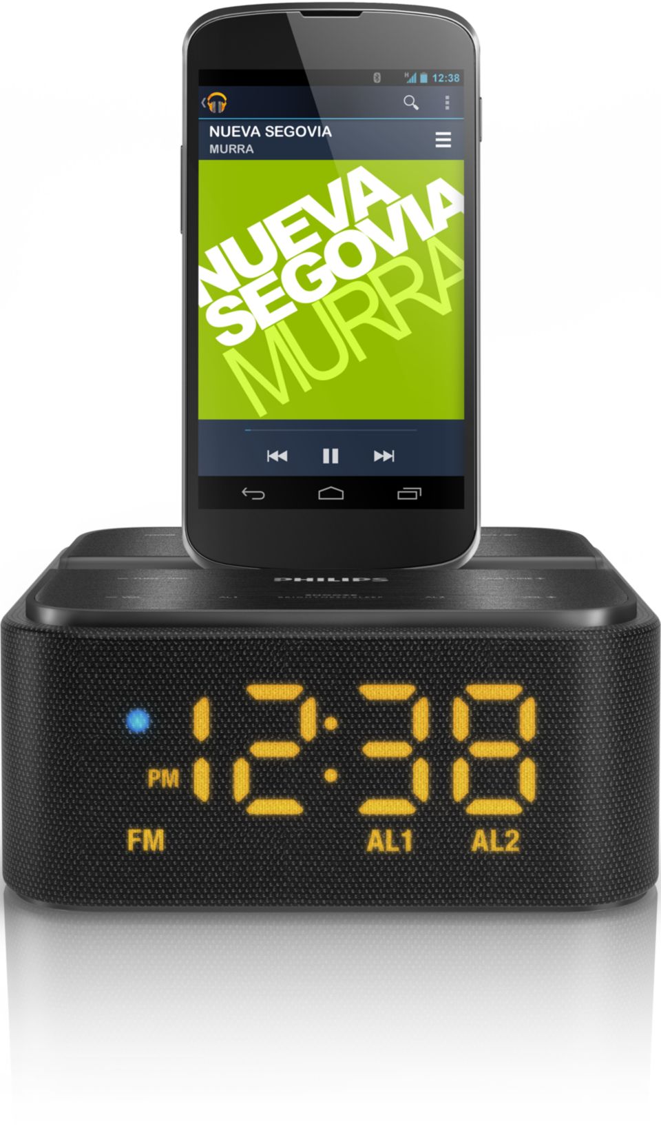 Stream your music and charge your Android phone