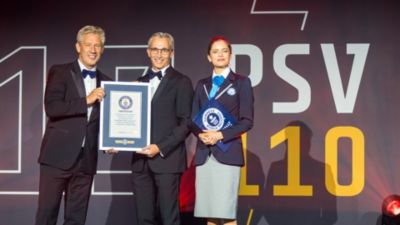 De ceremonie van het wereldverslag van het Guinness