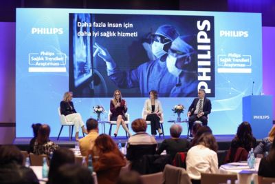 Philips Türkiye Sağlik Trendleri Araştırması konferansında sahne sunumu