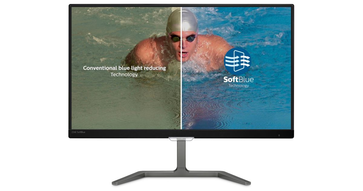 SoftBlue テクノロジー搭載液晶モニター 226E7EDAB/11 | Philips