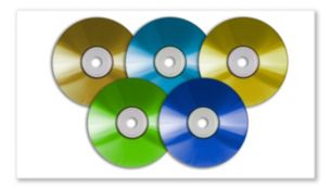 Speel DVD's, (S)VCD's, MP3-CD's, CD(-RW)'s en foto-CD's af