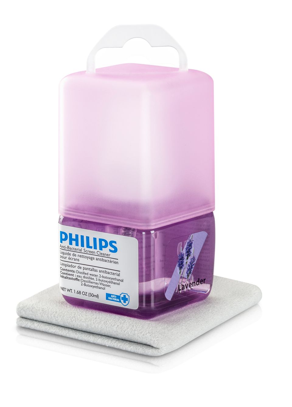 Limpiador para pantallas aromatizado