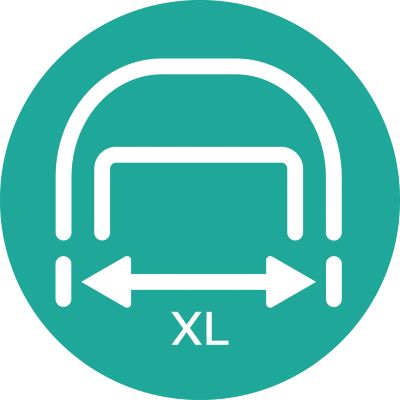 Plaques extra-larges idéales pour les cheveux indisciplinés