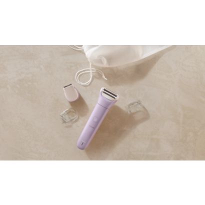 Gentle, clean shave. Even on sensitive areas.