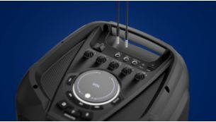 Karaoke mic and guitar inputs with record function