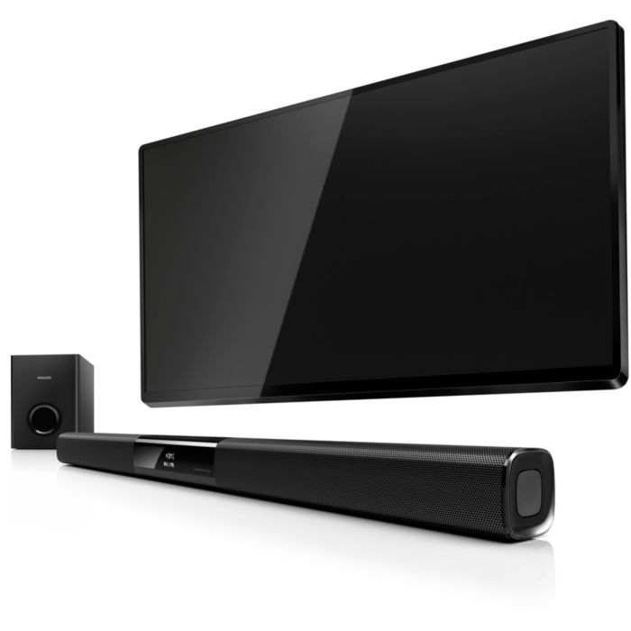 PHILIPS Soundbar 2.0 本体 Soundbar speaker HTL2163B/12 | Philips