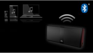 Wireless music streaming via Bluetooth