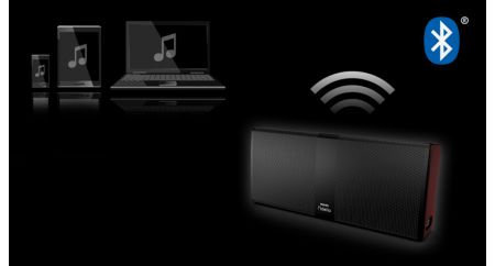 Transmisión inalámbrica de música a través de Bluetooth