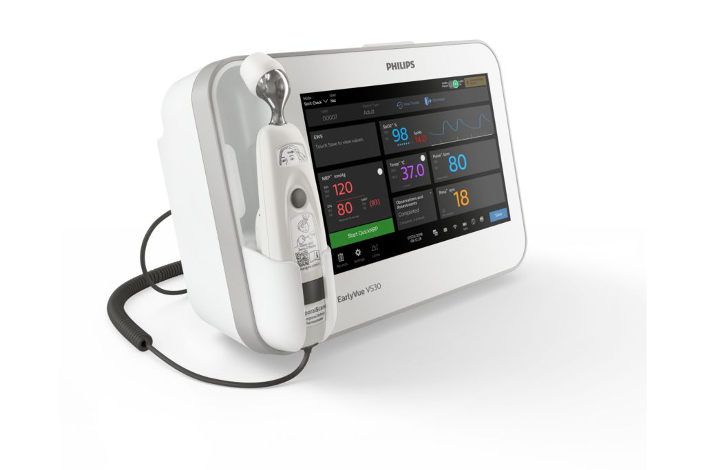 Discover how Philips EarlyVue VS30 vital signs patient monitor brings notifications to the bedside.