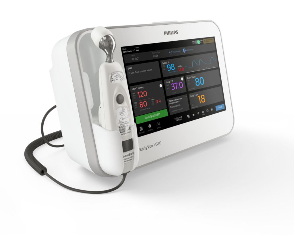 Discover how Philips EarlyVue VS30 vital signs patient monitor brings notifications to the bedside.