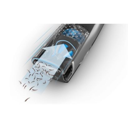 Powerful suction, less mess