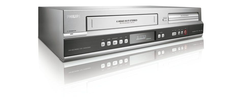 DVD recorder/VCR DVDR3545V/F7 | Philips