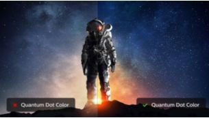Quantum Dot 技術，呈現令人驚嘆的色彩真實感