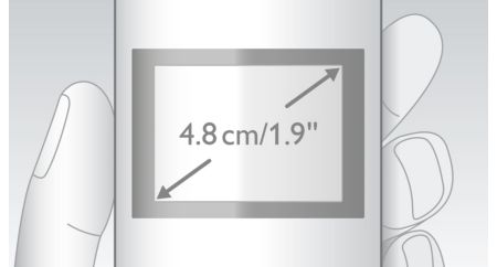 4,8 cm (1,9 inç) yüksek kontrastlı grafik ekran