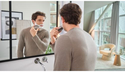 Eine angenehme Trocken- oder erfrischende Nassrasur