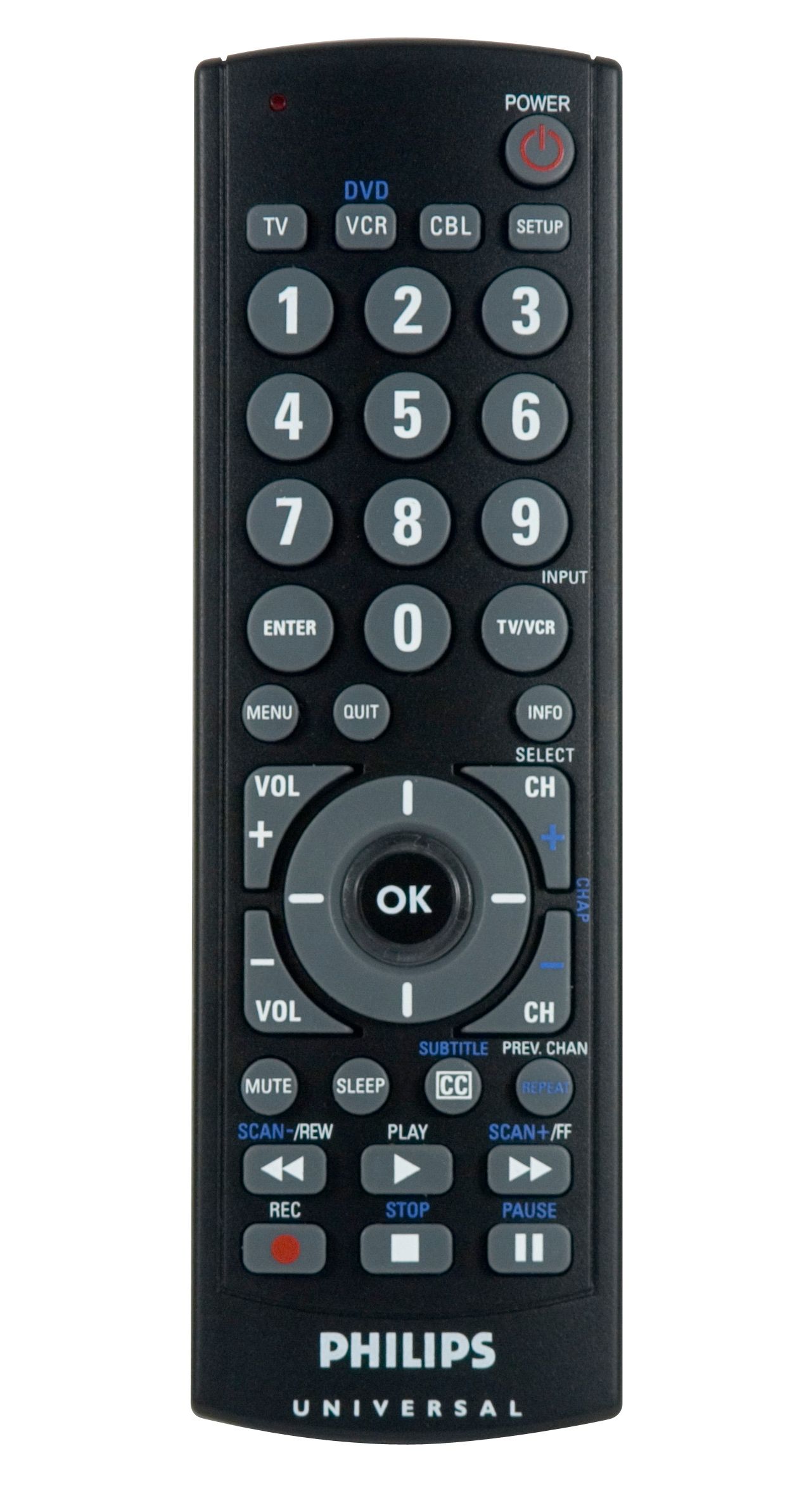 Control remoto universal para 3 dispositivos