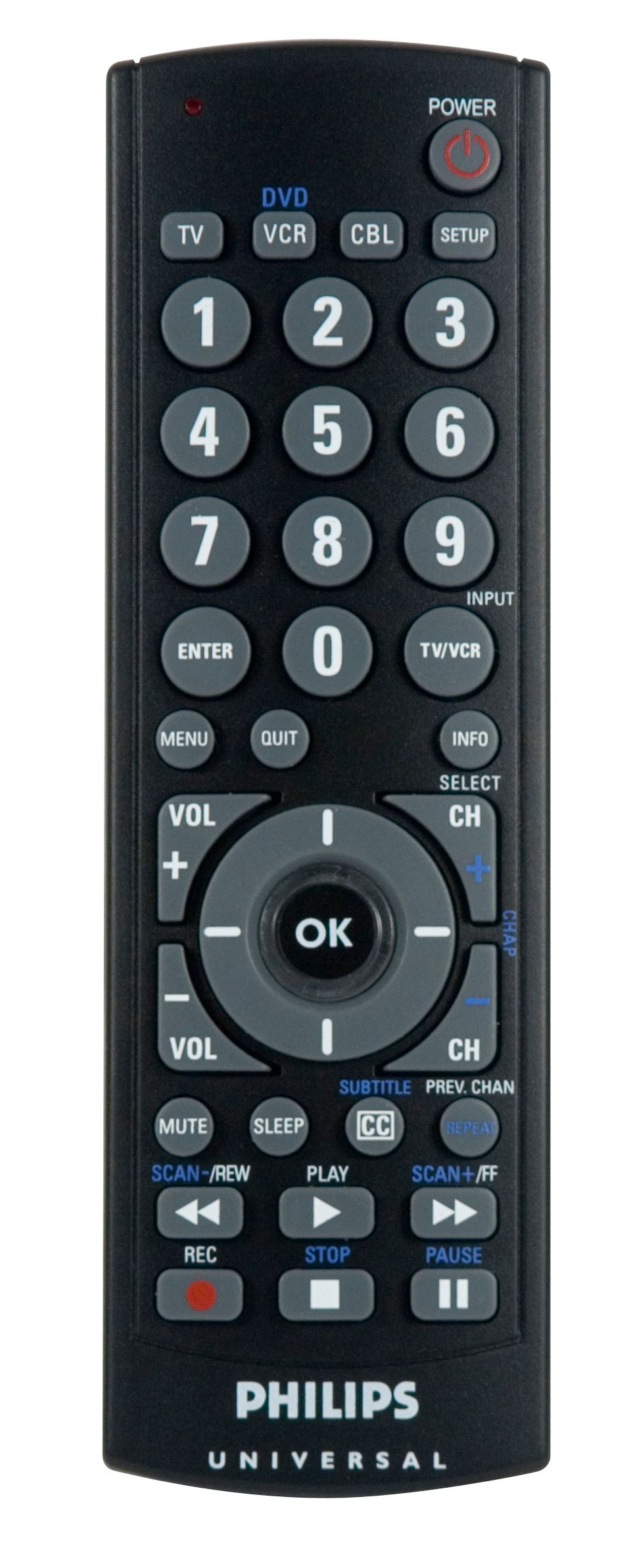 Control remoto universal para 3 dispositivos