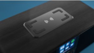 Wireless Qi charging pad. USB port