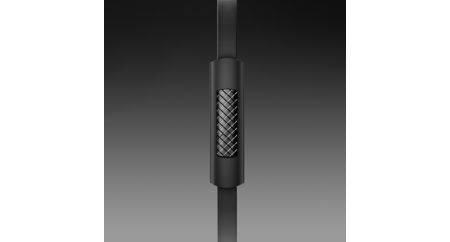 Built-in microphone switches you from music to phone calls