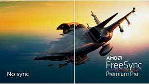 AMD FreeSync™ Premium Pro; problemfri HDR-gaming med lav latenstid