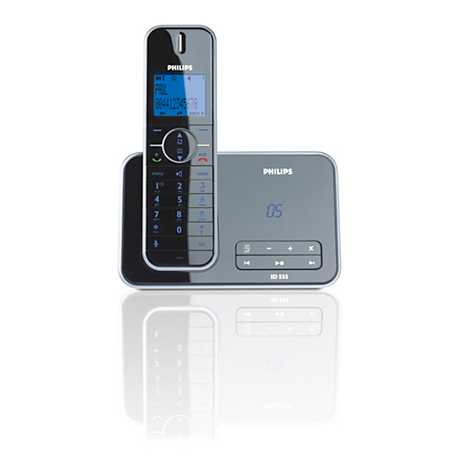 ID5551B/90 Design collection Cordless phone with answering machine