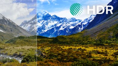 HDR Premium. Enhanced colour, depth, and dimension