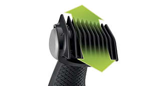 Bidirectional trimmer and comb to trims in every direction