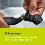 Rade, regola e rifinisce senza sforzo peli a qualunque lunghezza*