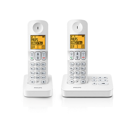 D4052W/90  Cordless phone with answering machine