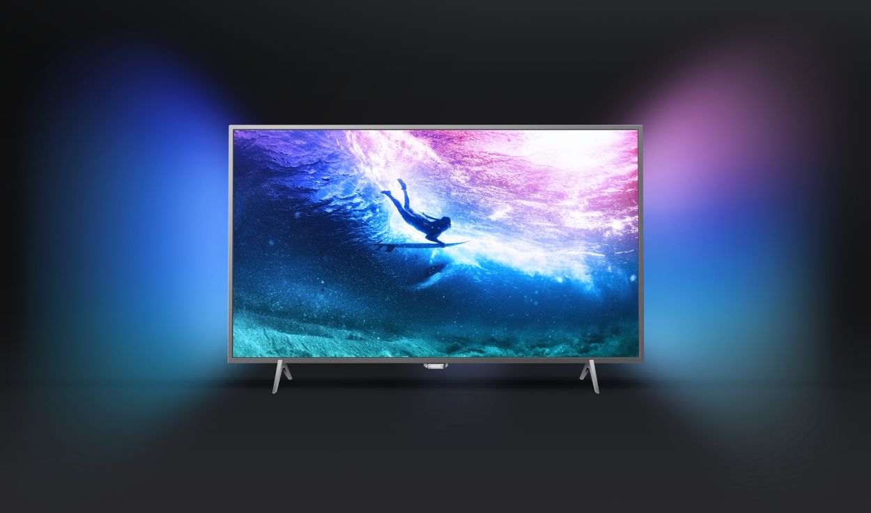 6000 series Ультратонкий 4K TV на базе ОС Android TV™ 43PUS6401/60 | Philips