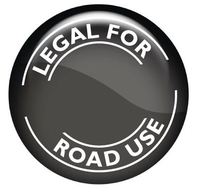 Vollständig homologierten Lampe mit Straßenzulassung