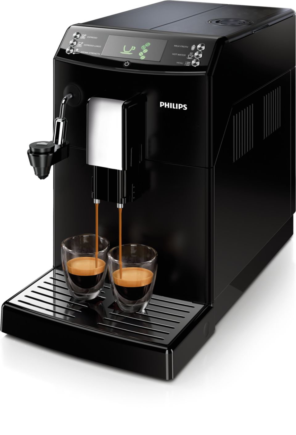 Serie 3300 Espumador de leche clásico Cafetera Espresso automática Silent  Brew, 5 bebidas EP3324/40